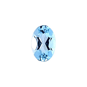 Oval Cut Loose Sky Blue Topaz