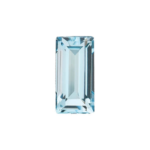 Baguette Cut Loose Sky Blue Topaz