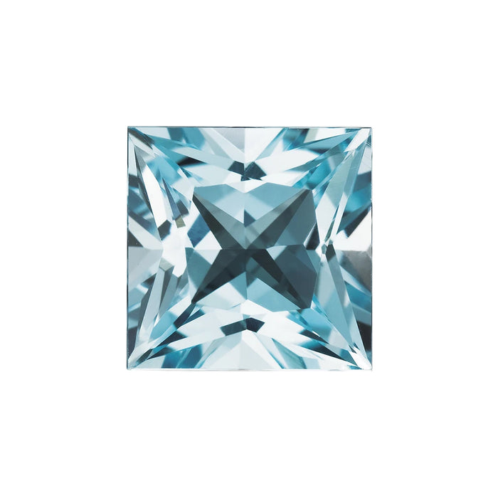 Princess Cut Loose Sky Blue Topaz