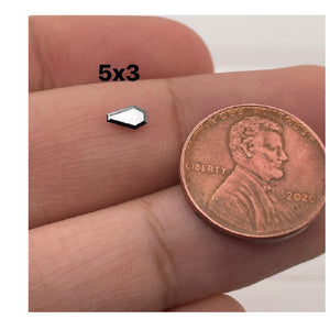 5x3MM(Weight range-0.17-0.19 each stone)
