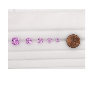 5mm (Weight range-0.79-0.87 Cts each stone)
