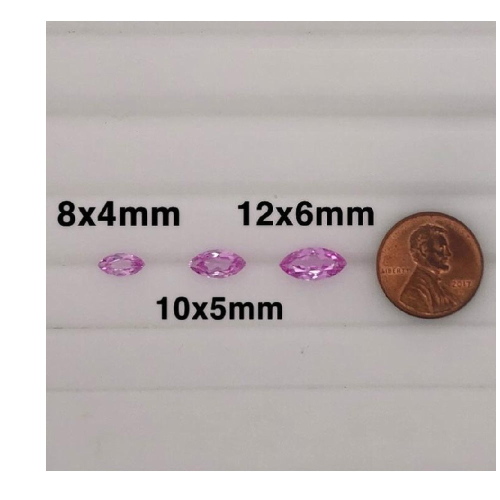 12x6mm (Weight range-2.29-2.53 Cts each stone)