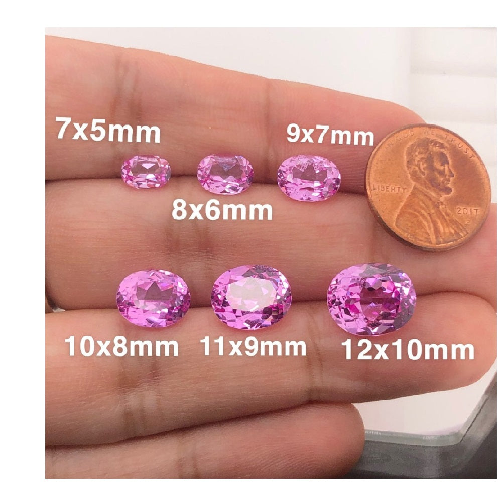 7x5mm (Weight range-0.99-1.09 Cts each stone)