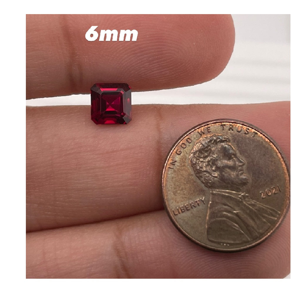 Asscher cut ruby hotsell