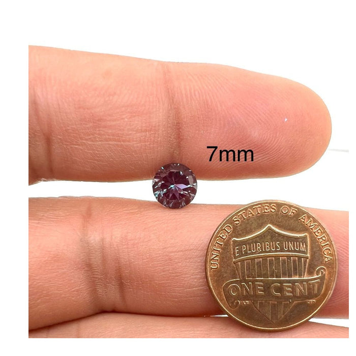 Alexandrite Round Concave Cut 7mm