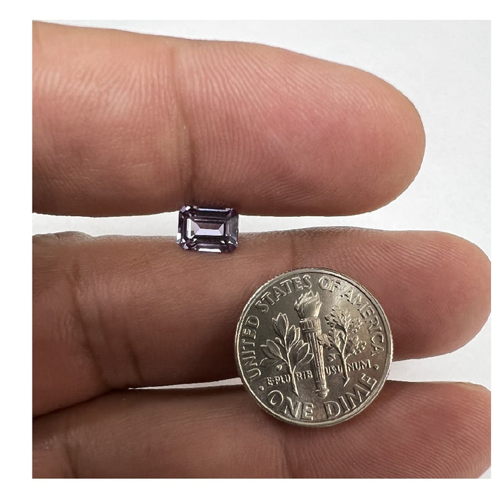 Lab Grown Color Change Sapphire Emerald Cut