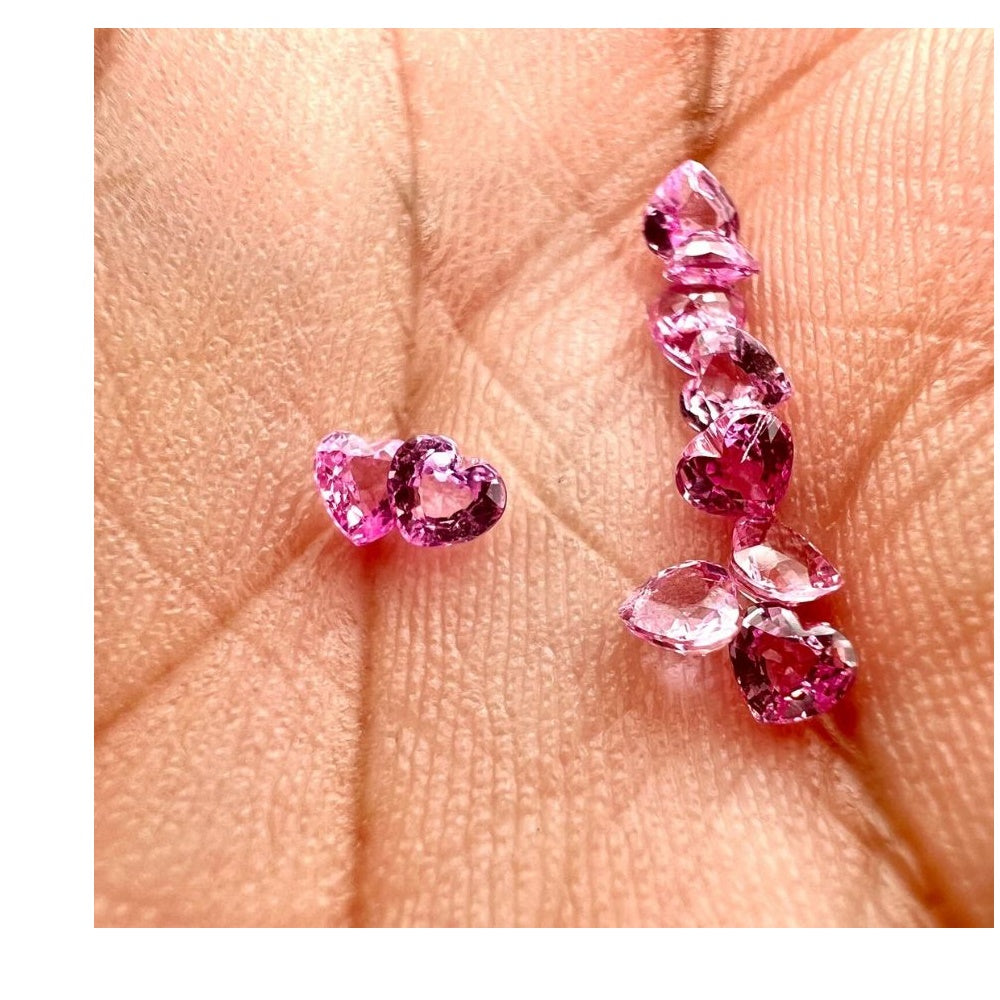 Heart Faceted Best Pink Sapphire