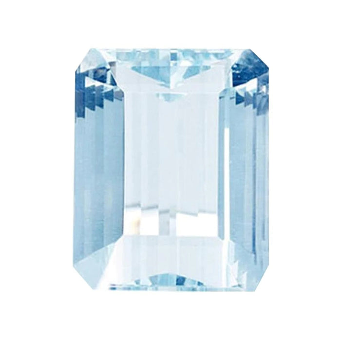 Natural Aquamarine Emerald Cut