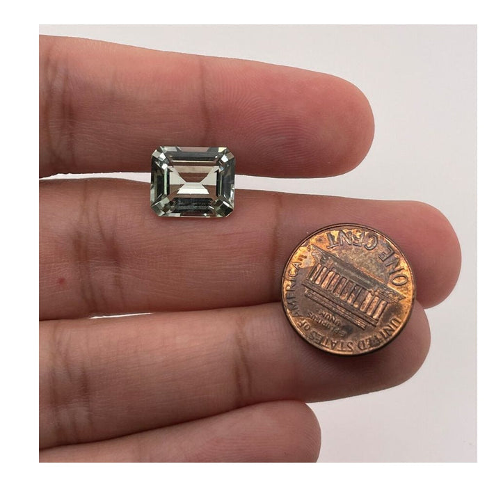 Natural Loose Green Amethyst Emerald Cut