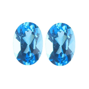 Swiss Blue Topaz Oval Cut