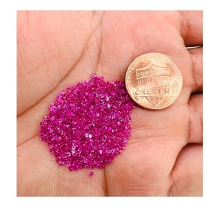Loose Hot Pink Sapphire Round Diamond Cut AAA Quality Gemstones  1.00MM-1.80MM