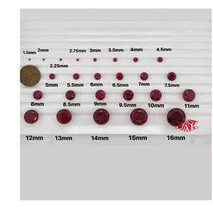 2MM (Weight range -0.03-0.05 cts each stone)