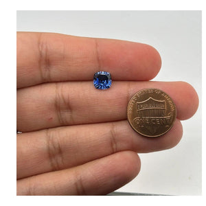 Cushion Concave Best Synthetic Blue Sapphire