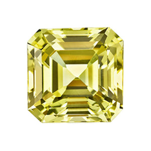 Natural Lemon Citrine Asscher Cut