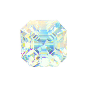 Asscher Cut Loose Mystic Mercury Mist Topaz