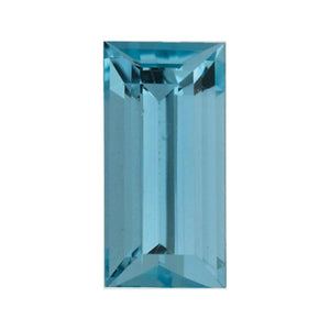 Natural Aquamarine Straight Baguette Cut