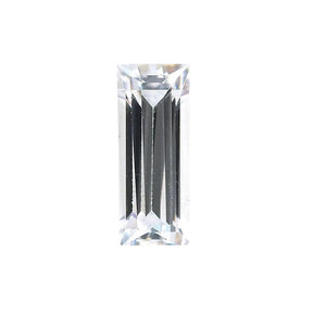 Lab Created Baguette White Cubic Zirconia from 3x1mm - 3.75x2.5mm