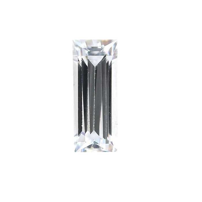 Lab Created Baguette White Cubic Zirconia from 4x1.5MM-6x3MM