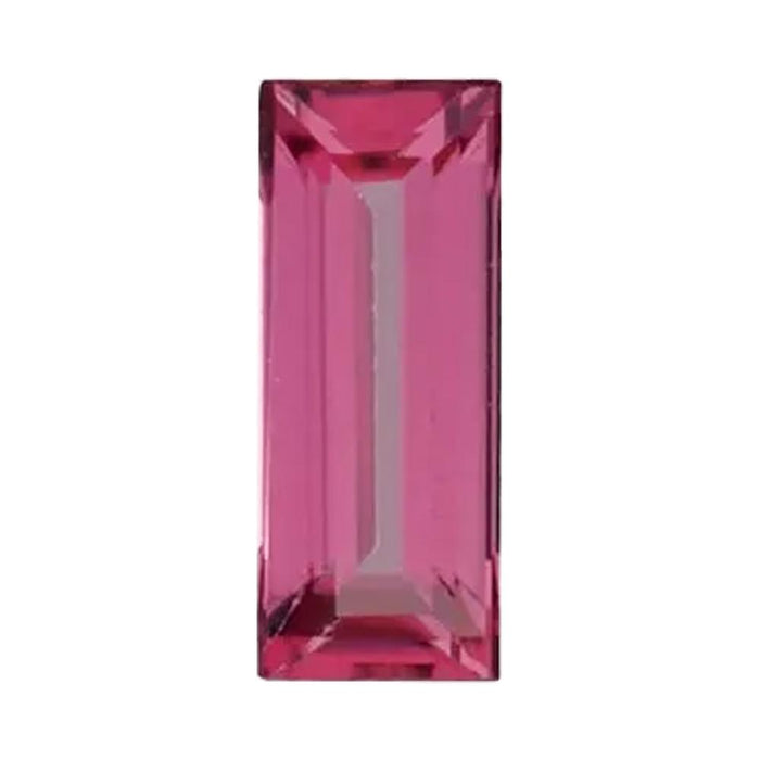 Natural Baguette Loose Pink Tourmaline