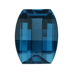 London Blue Topaz Barrell Cut