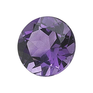 Natural Loose Natural Uruguay Amethyst Round Cut