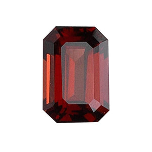 Mozambique Garnet Emerald Cut