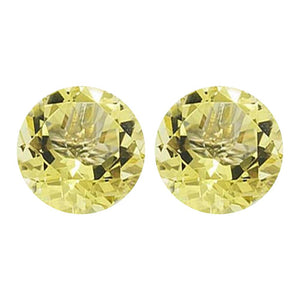 Natural Lemon Citrine Round Cut