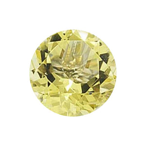 Natural Lemon Citrine Round Cut