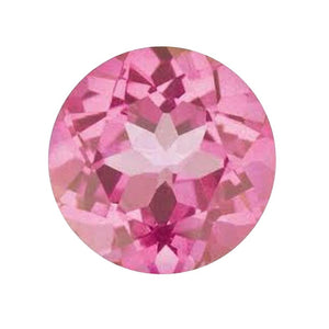 Natural Loose Round Mystic Pink Topaz