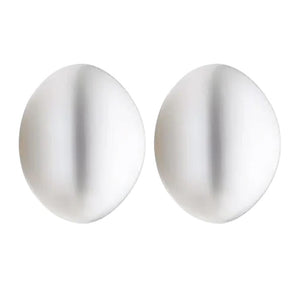 Button Undrilled White South Sea Cultured Pearl