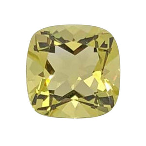 Natural Lemon Citrine Cushion Cut - (Squarish)