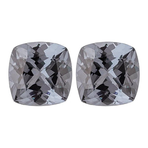 Gray Spinel Cushion Cut