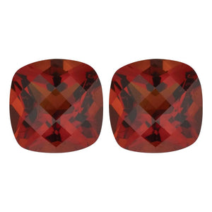 Natural Madeira Citrine Cushion Checkered Cut