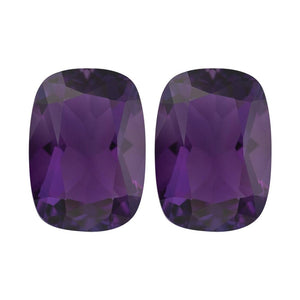 Natural Loose African Amethyst Cushion Cut - (Elongated)