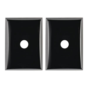 Natural Loose Cushion Bufftop With Hole Black Onyx - (Elongated)