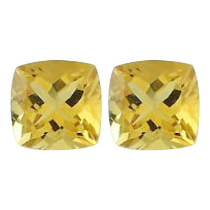 Natural Lemon Citrine Cushion Cut