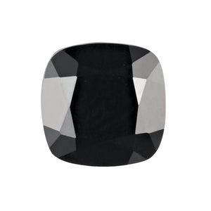 Natural Loose Cushion Faceted Black Onyx