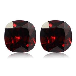 Natural Mozambique Garnet Cushion Cut - (Squarish)