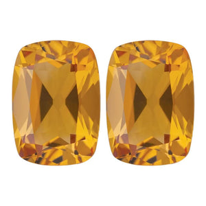 Natural Yellow Citrine Cushion Cut - (Elongated )