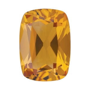 Natural Yellow Citrine Cushion Cut - (Elongated )