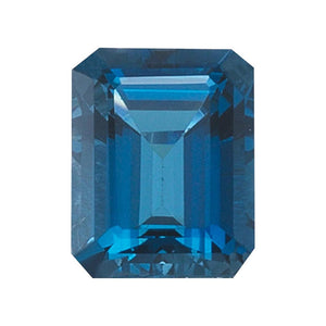 London Blue Topaz Emerald Cut