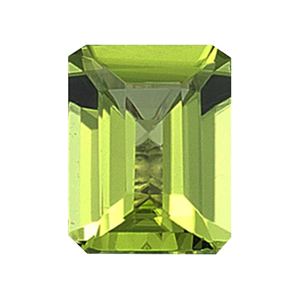 Natural Emerald Cut Loose Peridot