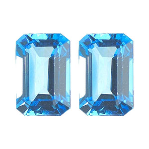 Swiss Blue Topaz Emerald Cut