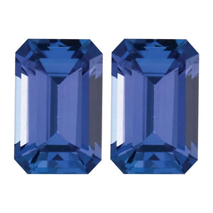 Natural Tanzanite Emerald Cut