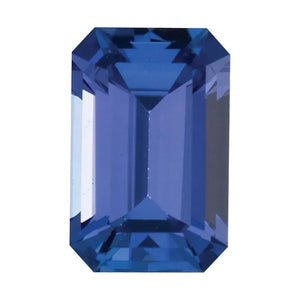 Natural Tanzanite Emerald Cut