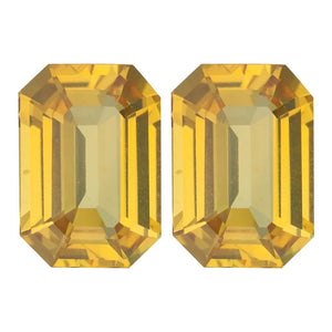 Natural Emerald Loose Yellow Sapphire