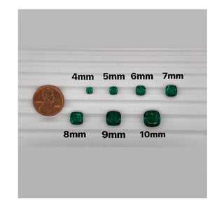 9x9MM (Weight range-2.84-3.47 cts each stone)