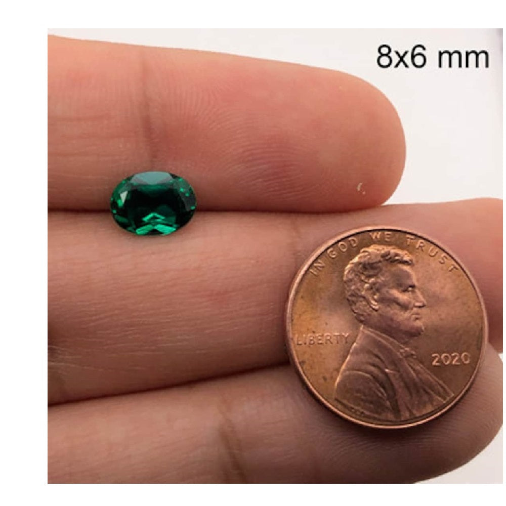 8x6MM (Weight range -1.06-1.21 cts each stone)