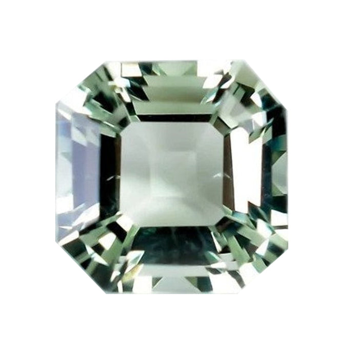 Natural Loose Green Amethyst Asscher Cut