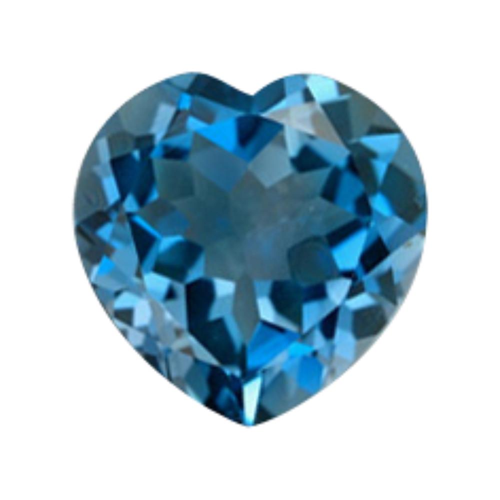 Blue topaz heart deals